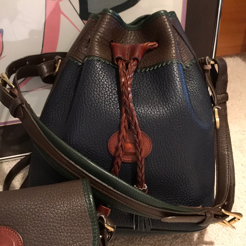 Vintage TETON Dooney & Bourke Drawstring Bag